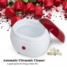 Automatic Ultrasonic Cleaner Jewelry Cleaning Machine Portable Washing Device For Glasses Watches Dentures Jewelry Mini Washer