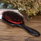 Boar Bristle & Nylon Hair Brush Oval Anti-static Paddle Comb Scalp Massage Hair Care Tool