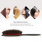 Boar Bristle & Nylon Hair Brush Oval Anti-static Paddle Comb Scalp Massage Hair Care Tool