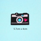 10 Pieces DIY Embroidered Sew Iron on Patches Gesture Star Camera Strawberry Applique Decorations