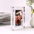 Transparent Acrylic Digital Photo Frame Video Player