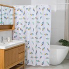 Waterproof And Anti-mould Curtain For Bathroom Partitions Without Holes