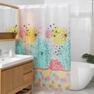 Waterproof And Anti-mould Curtain For Bathroom Partitions Without Holes