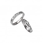 Original Mountain Ringless Couple Ring Sterling Silver