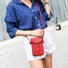 Women's Fashion Compartment Tassel Phone Bag