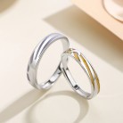 Sun And Moon Shine Couple Ring A Pair Of Sterling Silver