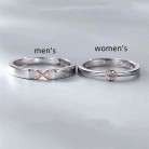 Couple Fashion Sterling Silver Ring