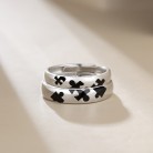 925 Sterling Silver Puzzle Couple Ring Design