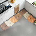 Household Washable Cartoon Shaped Kitchen Mat