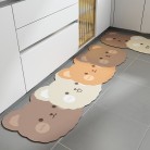 Household Washable Cartoon Shaped Kitchen Mat