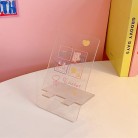 Rabbit Bear Transparent Acrylic Phone Holder For Students