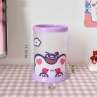 Transparent Circular Folding Pen Holder Cute Ins Creative Diy