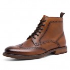 Men's Business English Style Leather Boots