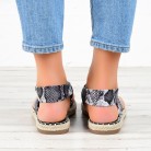 Snake Pattern Snadals Fashion Summer Flip Flops Flat Shoes