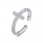 Cross Zirconia Ring