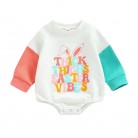 New Baby Sleeve Patchwork Romper