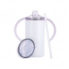 Coated 12oz Two Ear Stainless Steel Milk Bottle