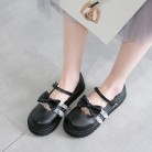 Women's Fashion Simple Bow Round Toe Shoes