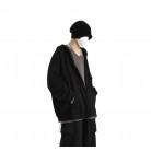 American Retro Loose Hip Hop Everything Casual Hooded Long-sleeved Cardigan Hoodie Coat