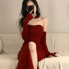 Women's Vintage Fashion Hanging Knit Dress