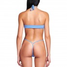 Women's New Solid Color Cut-out One-piece Swimsuit