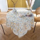 Cotton Literary Nordic Tassel Table Cloth Japanese Style