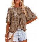 Women's Fashion Lace Cut-out Top