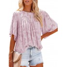 Women's Fashion Lace Cut-out Top