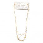 Women's Pearl Moss Code Necklace