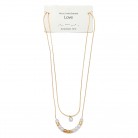 Women's Pearl Moss Code Necklace