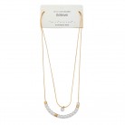 Women's Pearl Moss Code Necklace