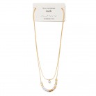 Women's Pearl Moss Code Necklace