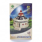 Stylish Wooden 3D Yurt Puzzle Toy