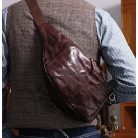 Leather Vintage Plant-tanned Cow Leather Crossbody Bag