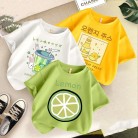 Children's Summer Clothes Cartoon Short Sleeved Top