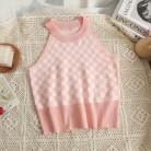 Women's Outer Wear Ice Silk Sleeveless Knitted Sweater