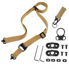 Outdoor Camping Tactical Harness QD Button Nylon Double Point