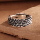 Dragon Scale Vintage Men's Ring