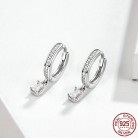 S925 Sterling Silver Fashion Zircon Earrings