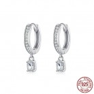 S925 Sterling Silver Fashion Zircon Earrings