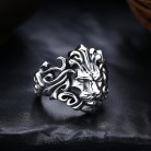 Aggressive Lion Head Vintage Fashion Ring