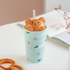 Cute Cat High-value Ceramic Cup Girl