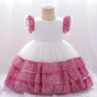 Children's Sequin Dress Performance Mesh