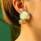 New Women's Handmade Flower Earrings