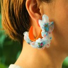 New Women's Handmade Flower Earrings