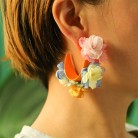 New Women's Handmade Flower Earrings