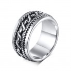 Stainless Personalized Cast Ring Steel Color