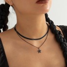 Simple Metal Snake Bone Chain Necklace