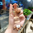 Catone Cuter Than Heart Cat Claw Three-dimensional Pendant Keychain