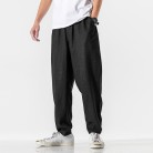 Linen Men's Summer Linen Straight Trousers